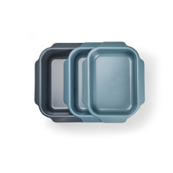 Conjunto de 3 Assadeiras Azul - Nest Oven