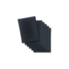 6 Replacement Odour Filters Black
