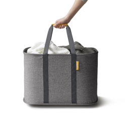 Cesta de Ropa Colapsable 55L Gris - Hold-All Max