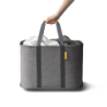 Collapsible 55L Laundry Basket Grey - Hold-All Max