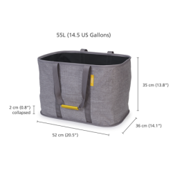 Cesta de Ropa Colapsable 55L Gris - Hold-All Max