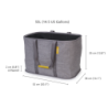 Cesta de Ropa Colapsable 55L Gris - Hold-All Max