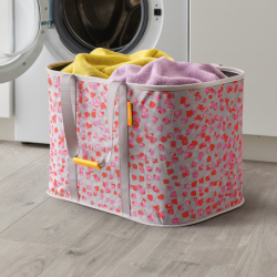 Cesto para Roupa Colapsável 55L Peach Blossom - Hold-All Max