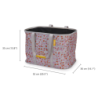 Cesto para Roupa Colapsável 55L Peach Blossom - Hold-All Max
