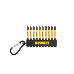 Chaveiro de Condução de Parafuso FLEXTORQ 10 peças PH misto PZ 57mm DEWALT