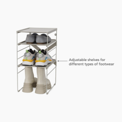 Adjustable Shoe Rack Individual - Level