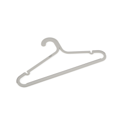 Set of 5 Anti-Tangle Clothes Hangers Ecru - Orderly