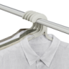 Set of 5 Anti-Tangle Clothes Hangers Ecru - Orderly