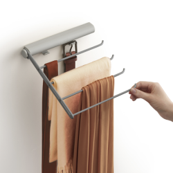 Belt, Tie & Scarf Hanging Rail Ecru - Orderly