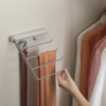 Belt, Tie & Scarf Hanging Rail Ecru - Orderly