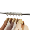 Set of 2 Clothes Rail Spacer Set Ecru - Orderly