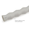 Set of 2 Clothes Rail Spacer Set Ecru - Orderly