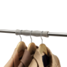 Set of 2 Clothes Rail Large Spacer Ecru - Orderly