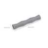 Set of 2 Clothes Rail Large Spacer Ecru - Orderly