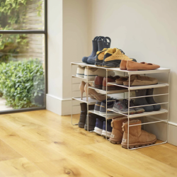 Adjustable Shoe Rack Triple - Level Plus