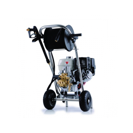 KRANZLE Cold Water with Combustion Engine The Profi-Jet-Series B 20/200 with Stainless Steel, Hose Drum and Speed Adjustment