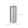 Concealed Toilet Roll Holder - Easystore Luxe