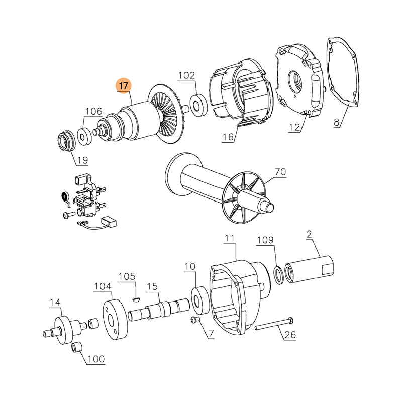 INDUZIDO 230V INDUZIDO 230V