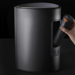 Balde do Lixo com Pedal 5L Preto Mate - Easystore