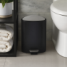 5L Pedal Bin Matt Black - Easystore