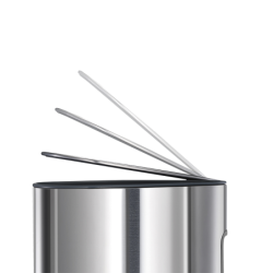 Balde do Lixo com Pedal 5L Inox - Easystore Luxe