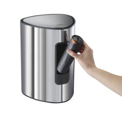 Balde do Lixo com Pedal 5L Inox - Easystore Luxe
