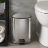 Balde do Lixo com Pedal 5L Inox - Easystore Luxe