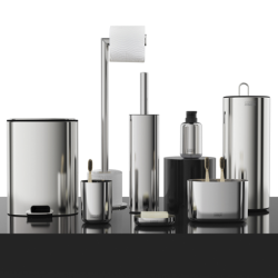 Balde do Lixo com Pedal 5L Inox - Easystore Luxe