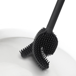Escobilla para Inodoro Negro Mate - Flex 360