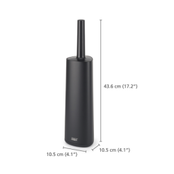 Escobilla para Inodoro Negro Mate - Flex 360