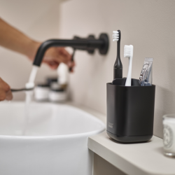 Small Toothbrush Caddy Matt Black - Easystore
