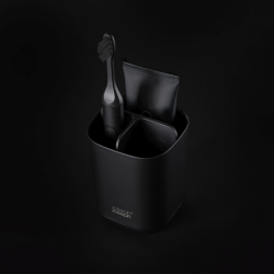 Suporte Pequeno para Escovas de Dentes Preto Mate - Easystore