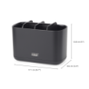 Large Toothbrush Caddy Black - Easystore