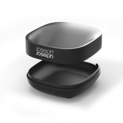 Compact Soap Dish Black - Slim