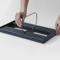 Baking Tray Organiser Grey - DrawerStore
