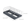 Baking Tray Organiser Grey - DrawerStore