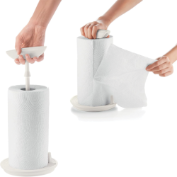 Portarrollos de Cocina Universal Blanco - Stop&Tear
