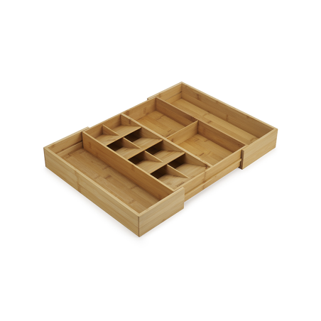Organizador Cubiertos Extensible - DrawerStore Bamboo