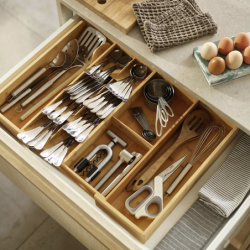 Organizador Cubiertos Extensible - DrawerStore Bamboo