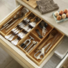 Organizador Cubiertos Extensible - DrawerStore Bamboo