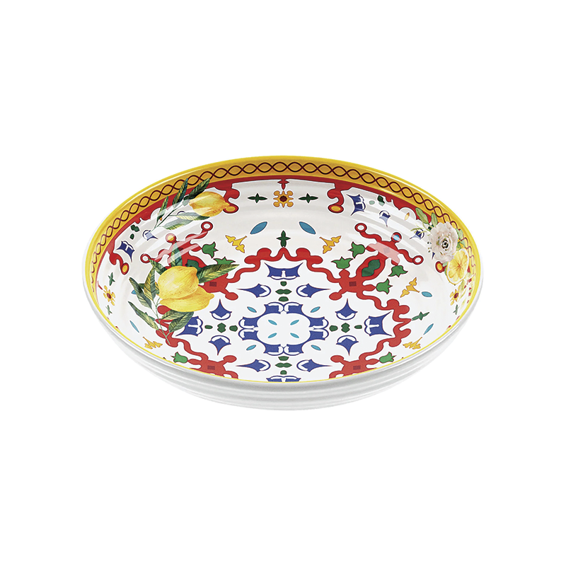 Soup Plate - Flower&Lemon