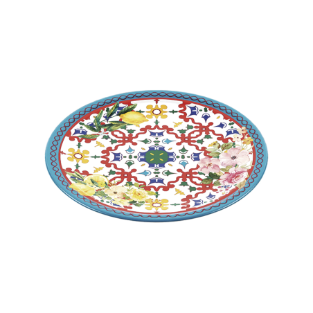 Dinner Plate - Flower&Lemon