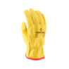 CHEMITOOL Yellow Leather Driver Glove Size 10