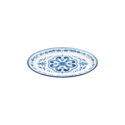 Small Oval Tray - Blues