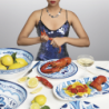 Bandeja Rectangular Pequeña - Blues