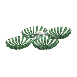 Set of 2 Hors D'Oeuvres Dishes Emerald - DolceVita