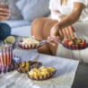 Conjunto de 2 Pratos de Aperitivos Ametista - DolceVita