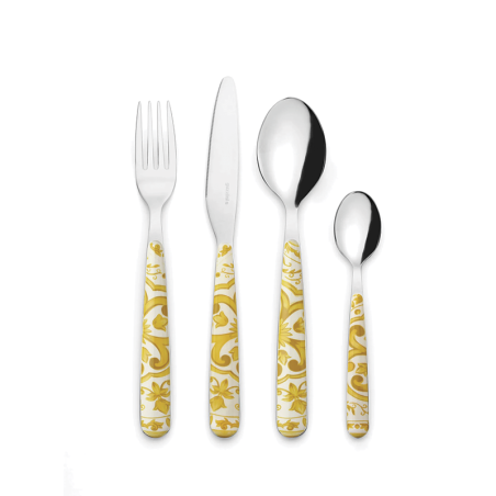 24-Piece Cutlery Set Amber - Blues