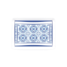 Rectangular Tray with Handle - Blues