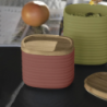 Set of 3 Storage Jars Assorted - Tierra